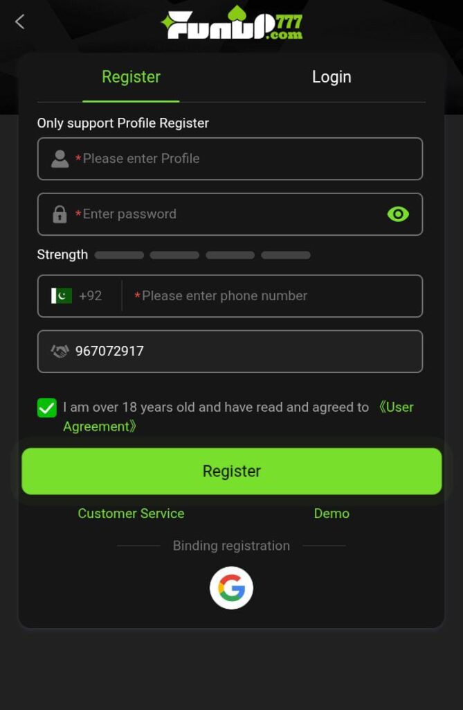 Funup777 Game Download